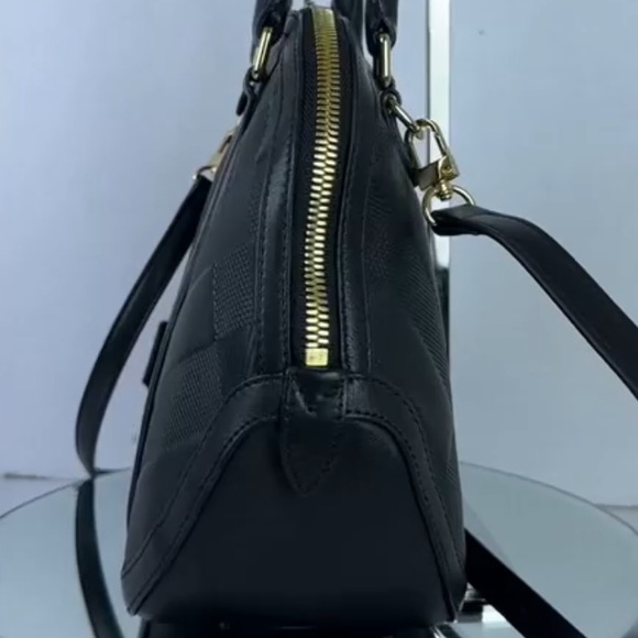 BURBERRY LEATHER ORCHARD 2WAY SATCHEL SHOULDER/CROSSBODY BAG - Picture 7 of 8